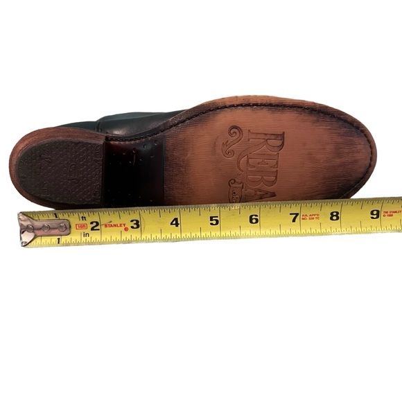 Reba By Justin Zip-Up Leslie Western Boot Size 6 1/2 B - Picture 13 of 14